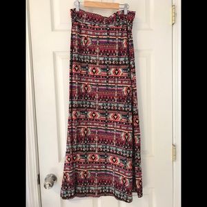 Tribal Maxi Skirt